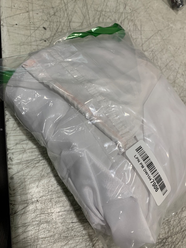 Photo 1 of Biscaynebay Hotel Quality Fabric Shower Curtain Liners 72" X 72", White Water Resistant Bathroom Curtains Rust Resistant Grommets Weighted Bottom Hem Machine Washable