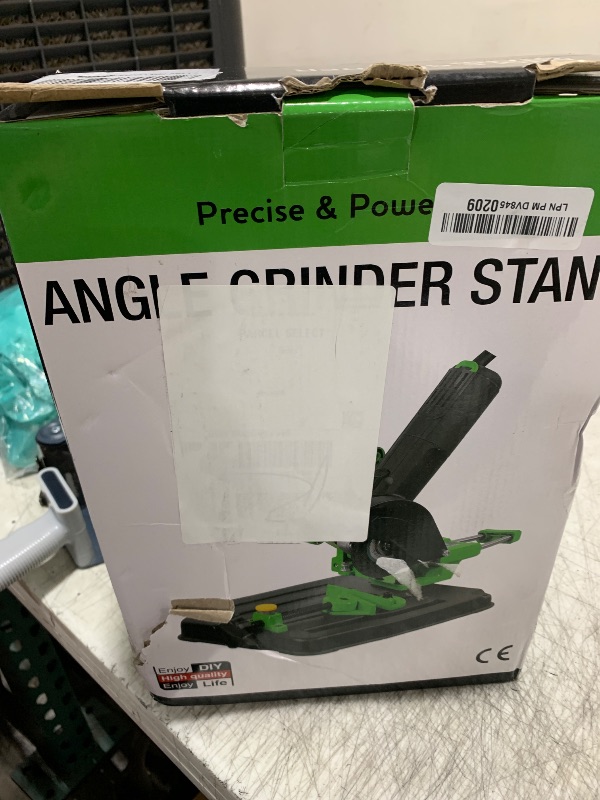 Photo 1 of ZWSJLC Upgraded Angle Grinder Stand Sliding DIY Cutter Support Aluminum Bracket Holder iron base Suitable for 100/115/125mm angle grinder