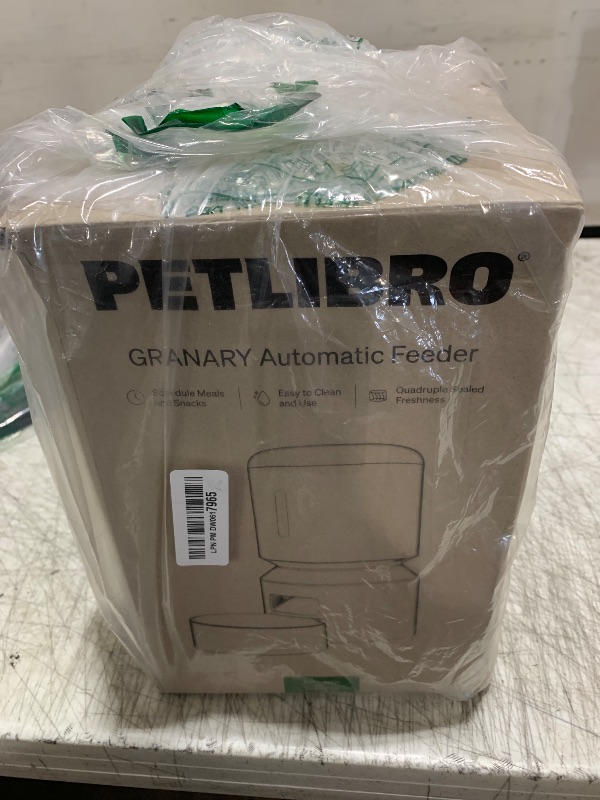 Photo 1 of PETLIBRO Automatic Cat Feeder, Automatic Cat Food Dispenser with Freshness Preservation, Timed Pet Feeders for Dry Food, Up to 50 Portions 6 Meals Per Day, Granary Pet Feeder for Cats Dogs