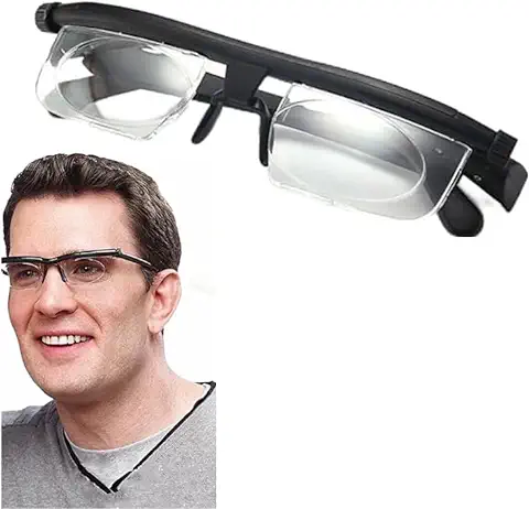 Photo 1 of Adjustable Glasses Dial Vision,Adjustable Vision Eyeglasses Near and Far Sight For Men And Women (1pcs)
