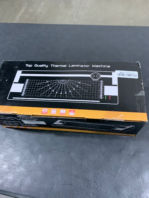 Photo 1 of Laminator Machine for A3/A4/A6, YE381 13inch Thermal & Cold Laminating Machine for Home Office School Teacher Use with 50 Pouches, Paper Trimmer and Corner Rounder