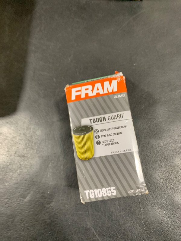 Photo 1 of FRAM Tough Guard TG10855, 15K Mile Change Interval Cartridge Oil Filter (package may vary)