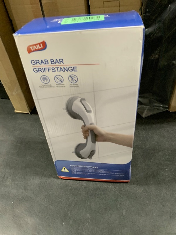 Photo 1 of TAILI Shower Handles for Elderly Suction, 2 Pack 12 Inch Shower Grab Bars for Seniors, Grab Bars for Bathtubs and Showers, No Drilling Removable Safety Shower Grip, Silver