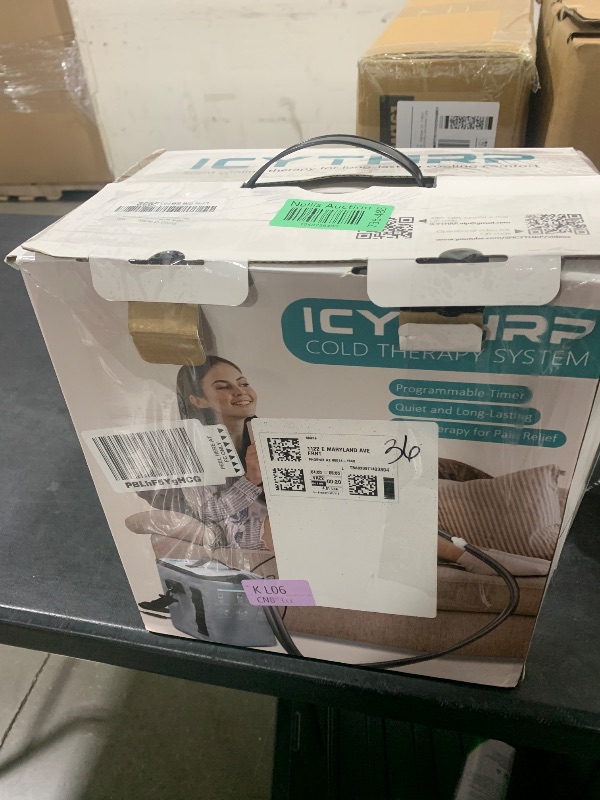 Photo 1 of ICYTHRP Cold Therapy Machine with Programmable Timer, Portable Ice Machine for Knee After Surgery, Knee Replacement Recovery System for Pain Relief w/Compression Pad for Shoulder, Hip and Ankle