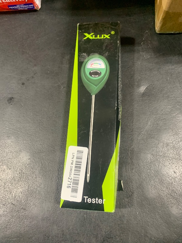 Photo 1 of XLUX Soil Moisture Meter, Plant Water Monitor, Hygrometer Sensor for Gardening, Farming, Indoor and Outdoor Plants, No Batteries Required