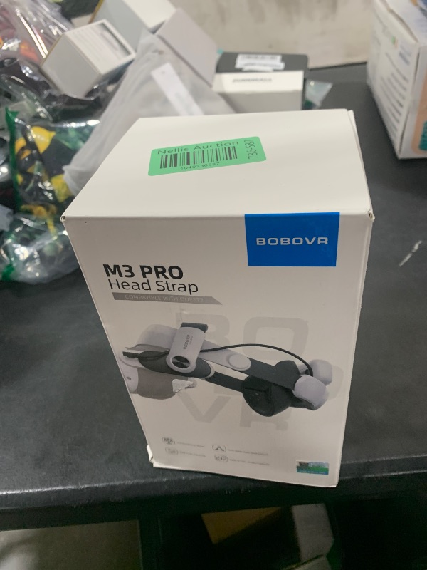 Photo 1 of BOBOVR M3 Pro Battery Pack Head Strap Accessories, Compatible with Meta Quest 3/Quest 3S,Reduce Facial Stress,Magnetic Battery Swap Design