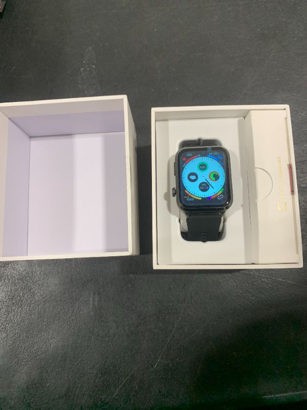 Photo 1 of Yowow BIT Blood Pressure Smart Watch with Air Bag Cuff, 1.92" lPS Color Screen, 24/7 Heart Rate Blood Oxygen Sleep Respiration Rate Health Monitor Familiy Data Sharing