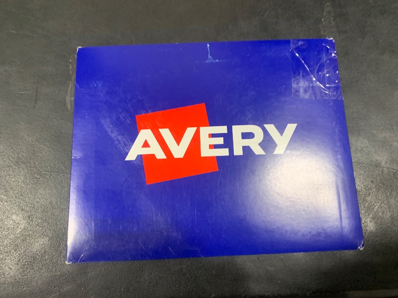 Photo 1 of Avery TrueBlock Matte White Rectangle Labels, Sure Feed Technology, 1.5" x 2.75", 100 Matte White Labels, Print-to-The-Edge, Laser/Inkjet Printable, Great for Packaging and Product Merchandising
