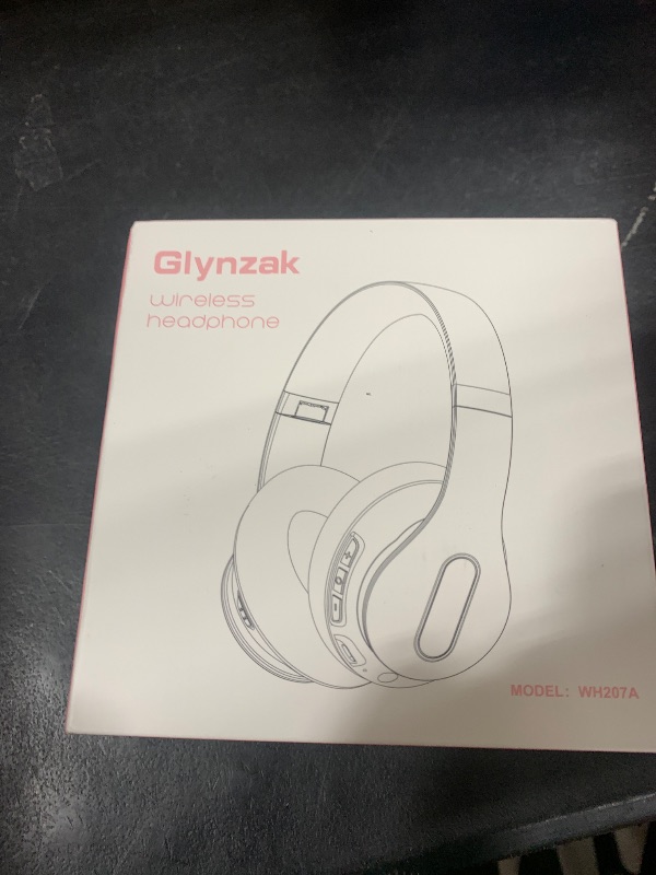 Photo 1 of Glynzak Wireless Bluetooth Headphones Over Ear 65H Playtime HiFi Stereo Headset with Microphone and 6EQ Modes Foldable Bluetooth V5.3 Headphones for Travel Smartphone Computer Laptop Rose Gold