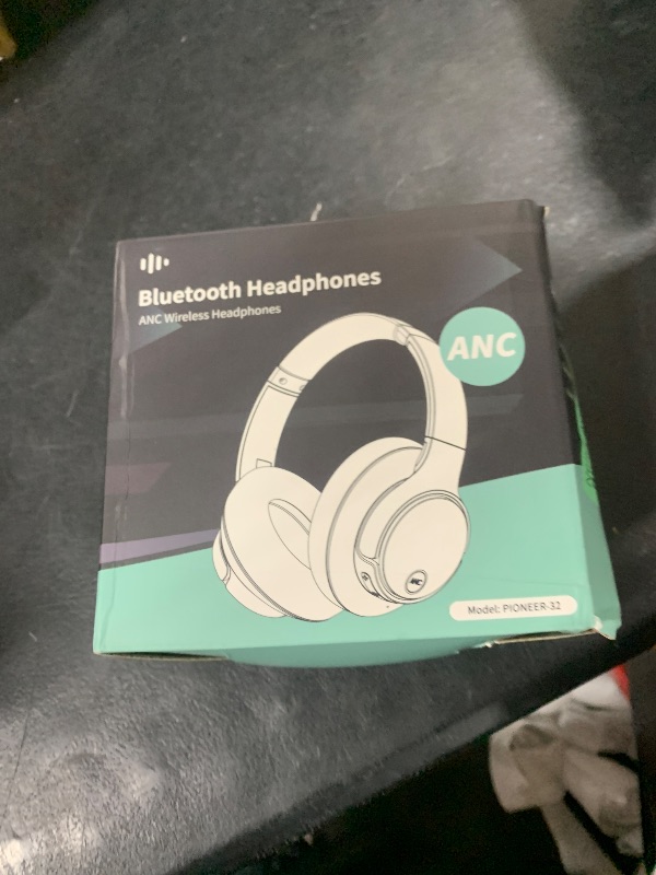 Photo 1 of Active Noise Cancelling Wireless Over Ear Bluetooth Headphones with Microphone, Transparency Mode, 70H Playtime, Hi-Res Audio, Deep Bass, Bluetooth 5.3, Lightweight Design, Black