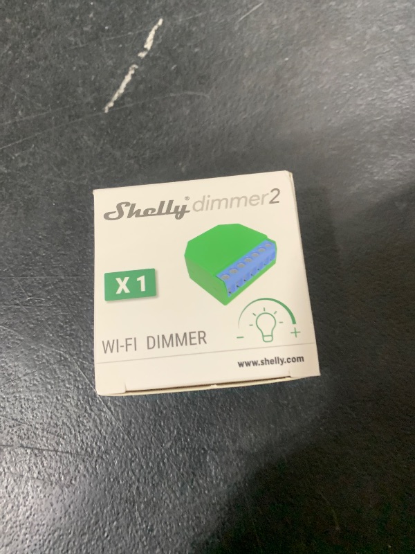 Photo 1 of Shelly Dimmer 2 | WiFi Smart Dimmer Switch | No Neutral Wire Required | Home Automation | Compatible with Alexa & Google Home | iOS Android App | No Hub Required | Wireless Switch | Dimmable Lights