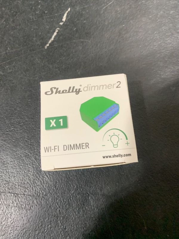 Photo 1 of Shelly Dimmer 2 | WiFi Smart Dimmer Switch | No Neutral Wire Required | Home Automation | Compatible with Alexa & Google Home | iOS Android App | No Hub Required | Wireless Switch | Dimmable Lights