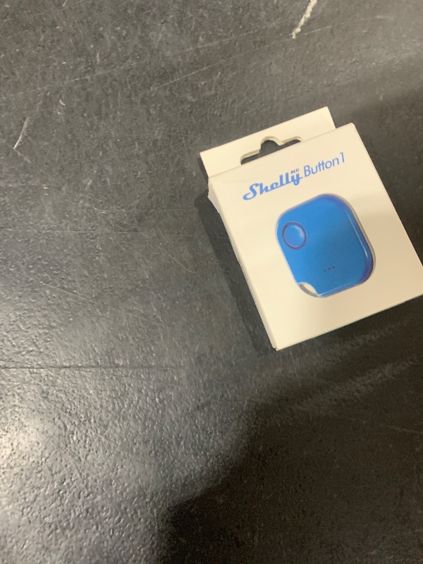 Photo 1 of Shelly BLU Button1 Blue | Bluetooth-Operated Action and Scenes Activation Button | Home Automation | iOS Android App | No Hub Required | Long Battery Life | LED Indication | Buzzer | Broad Range