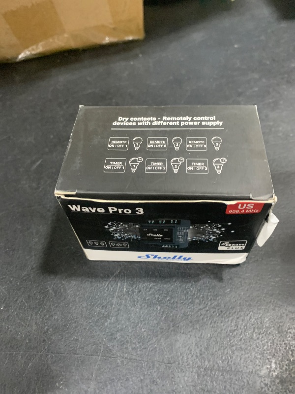 Photo 1 of Shelly Wave Pro 3 US | Z-Wave 3-Channel Smart Relay Switch with Dry Contacts| DIN-Rail | Home Automation | Z-Wave Repeater | High Compatibility | Easy Installation | iOS Android App