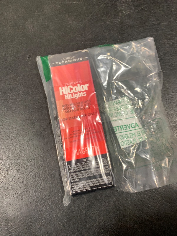 Photo 1 of L'Oréal Technique HiColor Red HiLights Permanent Hair Color for Dark Hair | Intense Red Highlights | No Pre-Lightening Required | Rich, No-Drip Creme | Quick Processing Time | Magenta