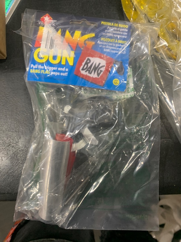 Photo 1 of Loftus Star Power Starter Prank Bang Gun Flag Pistol, Red/Black/White, 5"