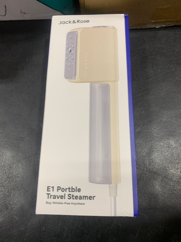 Photo 1 of Jack ? Rose Dual Voltage Travel Portable Mini Steamer,110-230V,0.9Ib Light,9 * 2.6in Small Mini Travel Size,Steamer Iron 2 in 1,15s Heat-Up,Ceramic Heat Panel,For Global ? Europe Traveling
