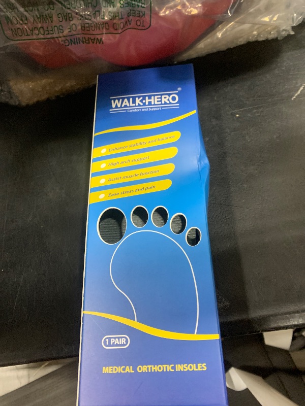 Photo 1 of Plantar Fasciitis Feet Insoles Arch Supports Orthotics Inserts Relieve Flat Feet, High Arch (Mens 4-4 1/2 | Womens 6-6 1/2)