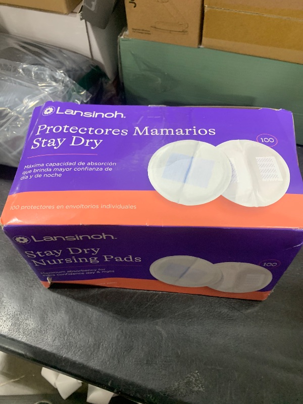 Photo 1 of Lansinoh Stay Dry Disposable Nursing Pads, 100 Count