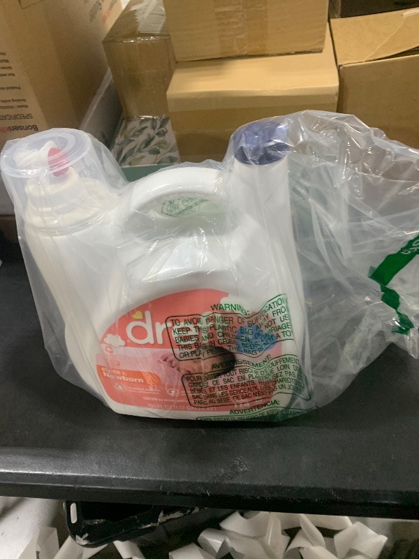 Photo 1 of Dreft Stage 1 Newborn Baby Laundry Detergent Liquid, HE Compatible, 114 Loads, Laundry Soap for Sensitive Skin, Baby Laundry Detergent, Newborn Essentials