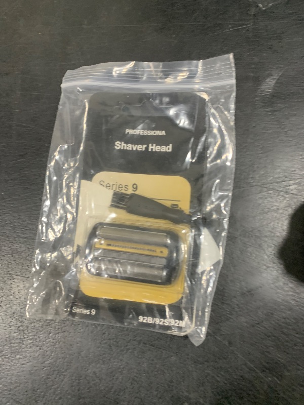 Photo 1 of 92B Replacement Shaver Head Compatible with Braun 9 Series Foil Shaver 9477cc,9330s,9465cc,9460cc,9419s,9390cc,9385cc,Black