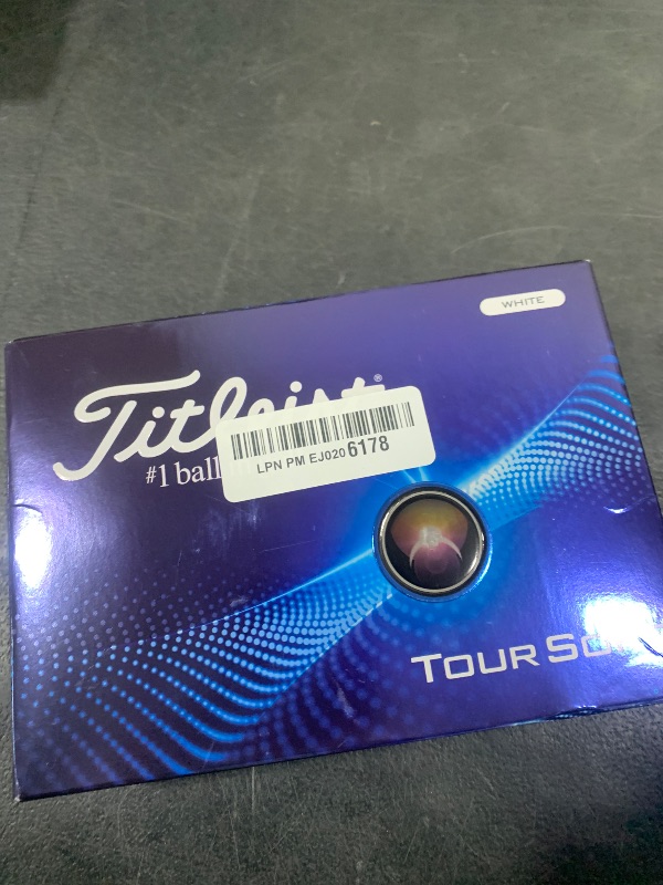 Photo 1 of Titleist Tour Soft Golf Balls, White (One Dozen)