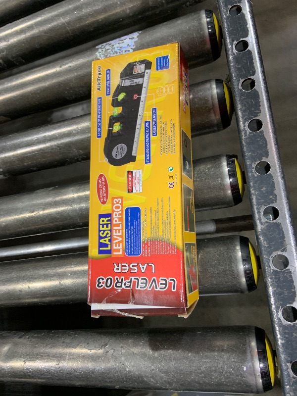 Photo 1 of Laser Level Line Tool, Multipurpose Laser Level Kit Standard Cross Line Laser leveler Beam Tool with Metric Rulers 8ft/2.5M for Picture Hanging cabinets Tile Walls by AikTryee.