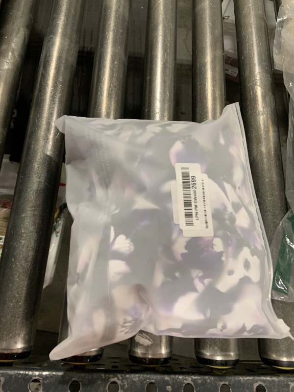 Photo 1 of Daci Plus Size Swim Dress with Short for Women Mesh Tankini Swimsuits Flowy Two Piece Bathing Suits Purple Flower 26W