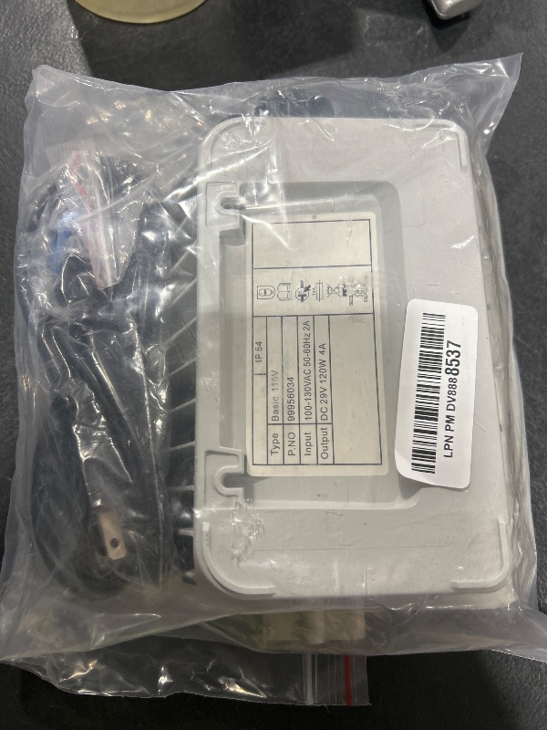 Photo 1 of 99956034 Assy Power Supply with 5898412LF Black Power Cord Replacement Parts Fit for Dolphin Active 10, Echo, Encore, Escape, E10, S50, Solo, T15, Premium 10, Premium 20 Robotic Pool Cleaners Vacuum