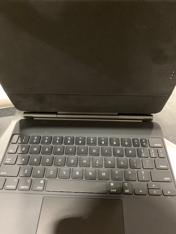Photo 1 of Apple Magic Keyboard: iPad Keyboard case for iPad Pro 11-inch (1st, 2nd, 3rd, 4th gen) and iPad Air (4th, 5th gen, and M2), Great Typing Experience, Built-in trackpad, US English - Black