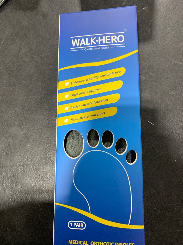 Photo 1 of Plantar Fasciitis Feet Insoles Arch Supports Orthotics Inserts Relieve Flat Feet, High Arch (Mens 5-5 1/2 | Womens 7-7 1/2)