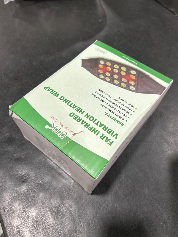 Photo 1 of UTK Far Infrared Vibrating Heating Pad with Vibration Massage for Lower Back Pain. 3 Vibration Modes, Smart Controller, Hot Enough (103?-159?)?Back Pain Relief,