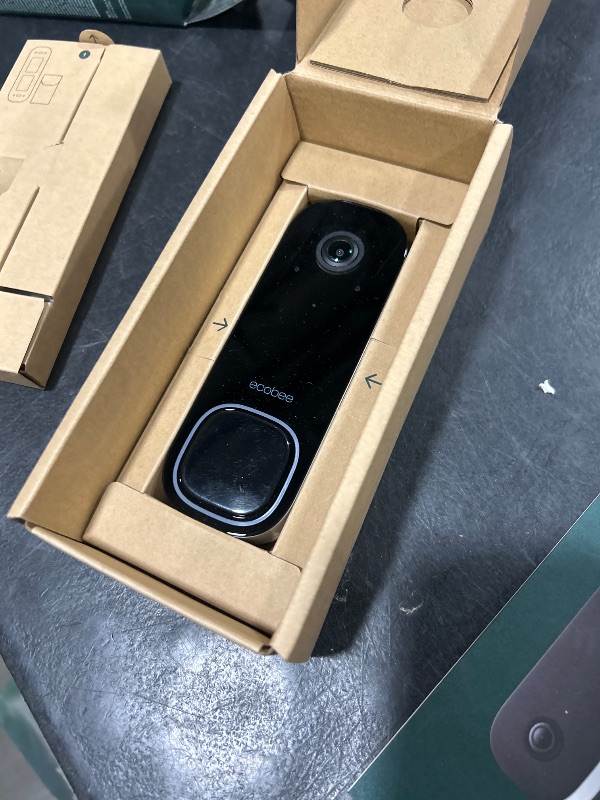 Photo 1 of ecobee Smart Video Doorbell Camera (Wired) - with Industry Leading HD Camera, Smart Security, Night Vision, Person and Package Sensors, 2-Way Talk, and Video & Snapshot Recording