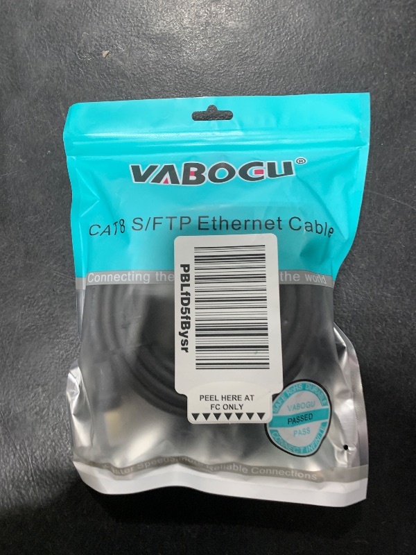 Photo 1 of Cat 8 Ethernet Cable, 20ft Heavy Duty High Speed Internet Network Cable, Professional LAN Cable, 26AWG, 2000Mhz 40Gbps with Gold Plated RJ45 Connector, Shielded in Wall, Indoor&Outdoor