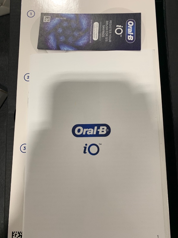 Photo 1 of Oral-B iO Series 10 Rechargeable Electric Toothbrush with Visible Pressure Sensor to Protect Gums, 2 Min Timer, 7 Cleaning Settings, 4 Replacement Toothbrush Heads, and Charging Travel Case, Black