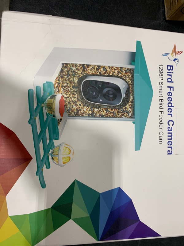 Photo 1 of Smart Bird Feeder with Camera, AI Identify 16,000+ Birds, 5W Solar, 170° View, Motion Detection – Ideal Gift for Bird Lovers