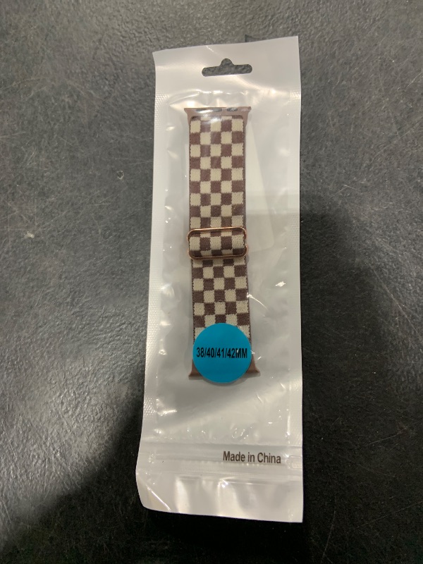 Photo 1 of MITERV Stretchy Nylon Loop Bands Compatible with Apple Watch 38mm 40mm 41mm 42mm 44mm 49mm Adjustable Soft Elastics Strap Compatible with Apple Watch SE Ultra iWatch Series 8/7/6/5/4/3/2/1