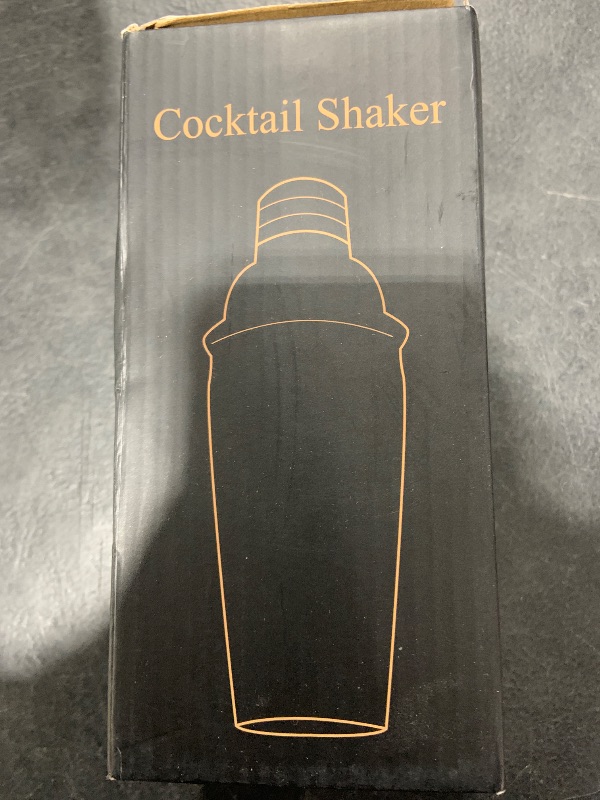 Photo 1 of LUCKYGOOBO Cocktail Shaker,24 oz Martini Shaker,Drink Shaker Built-in Strainer,Professional Stainless Steel Margarita Mixer,Bartender Kit Gifts.