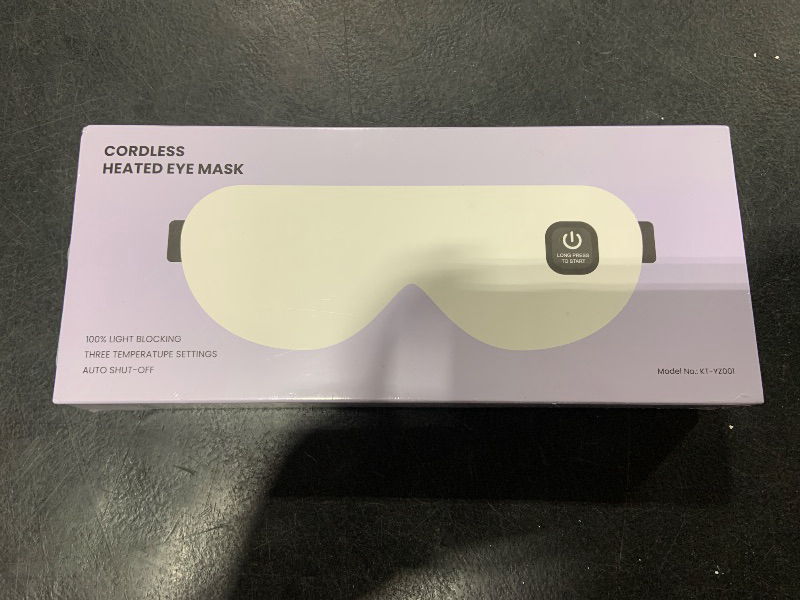 Photo 1 of Heated Eye Mask - Cordless Eye Mask for Dry Eyes, FSA HSA Eligible, Eye Relief, Improved Sleep, Washable Eye Heating pad for Travel and with Replaceable Shell