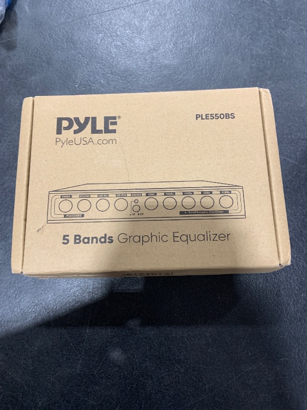 Photo 1 of PyleUsa 5 Bands Graphic Equalizer with SUB Volume Adjustable for Subwoofer Channel, Built in Bluetooth for Wireless Music Streaming, Stereo RCA Output, Aux RCA Input, Mounting Hardware Included