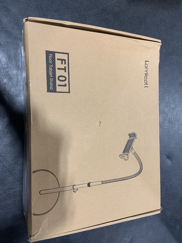 Photo 1 of Lamicall Tablet Floor Stand - Gooseneck Swivel Holder Mount with Adjustable Height & 10.6lb Stable Base, Compatible iPad Mini Air Pro 12.9/9.7, Galaxy Tab, Kindle, Cell Phones (4.7''-13'')