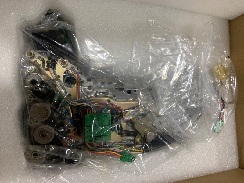 Photo 1 of JF010E JF009E Gearbox CVT Valve Body W/Solenoid &Stepper motor Compatible with Murano Maxima Quest Transmission Solenoid kit RE0F09A (JF010E plug and without cap)