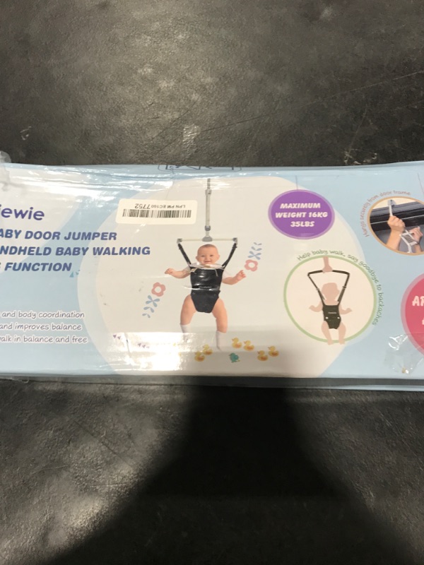 Photo 1 of Cowiewie Baby Door Jumper, 2 in 1 Baby Walking Harness, Baby Jumper with Adjustable Height, Ages 6 Months +