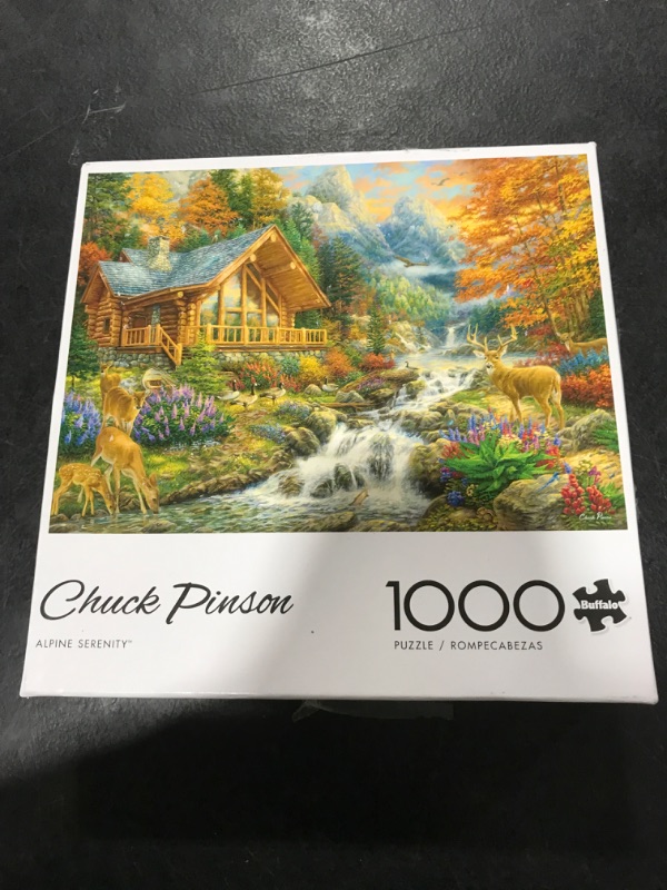 Photo 1 of Buffalo Games - Alpine Serenity - 1000 Piece Jigsaw Puzzle with Hidden Images