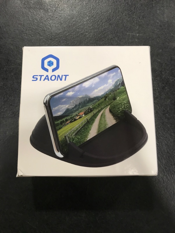 Photo 1 of Staont Car Phone Holder, Anti-Slip Silicone Dashboard Car Pad Compatible with iPhone, Samsung, Android Smart Phones, GPS, KGs3 and More