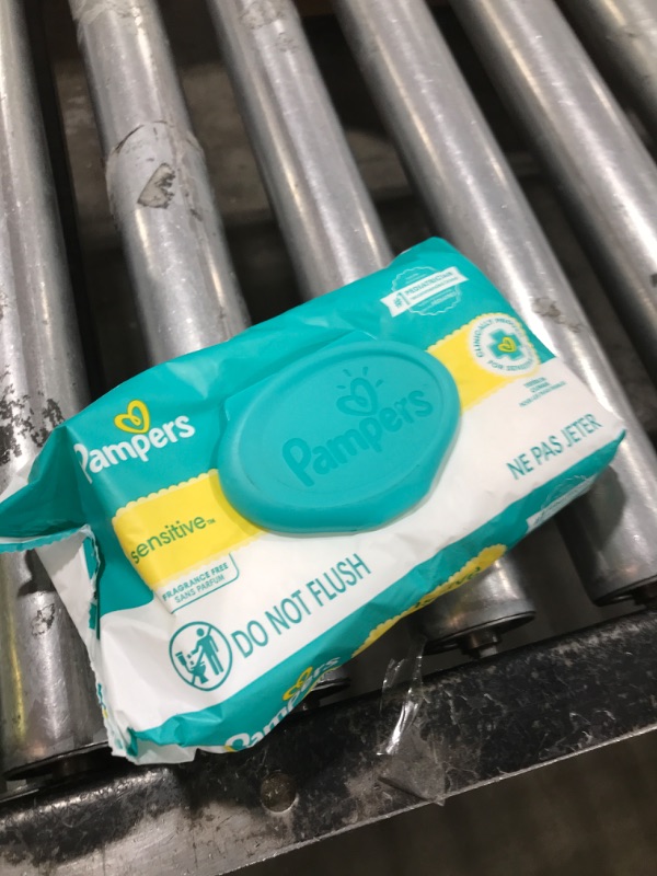 Photo 1 of Pampers Baby Wipes Sensitive Perfume Free 1X Pop-Top Pack 56 Count