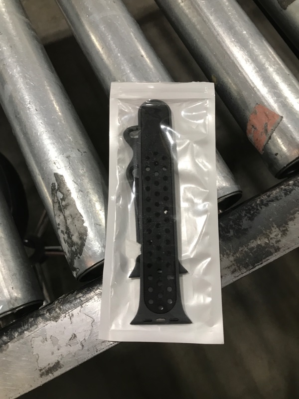 Photo 1 of Lerobo Compatible with Apple Watch Band 44mm 45mm 46mm 42mm 49mm Men Women,Soft Silicone Breathable Sport Bands Compatible for Apple Watch Ultra 2 Band SE iWatch Series 10 9 8 7 6 5 4 3 2 1 Black