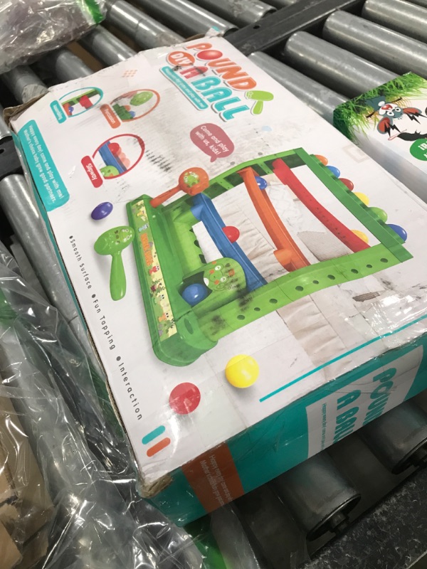 Photo 1 of OCHIDO Toddlers Toys for1 2 3 Years Old Kids, Pound A Ball Included 2 Hammer & 12 Balls, Montessori Toys for Interactive Game for Boys and Girls, Early Learning Educational Gift