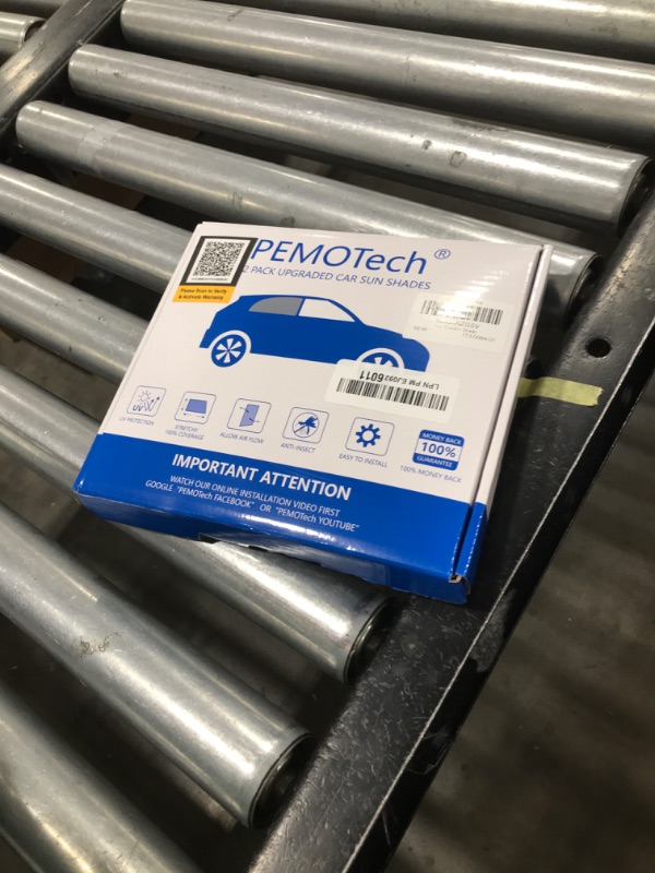 Photo 1 of PEMOTech Car Window Shades: 2 Pack Car Side Window Sun Shades,UV Protection Breathable Spandex Baby/Camping Window Covers,Universal Fit Most (99%) of Cars-Protect Privacy for Family (27.2"x39.8")