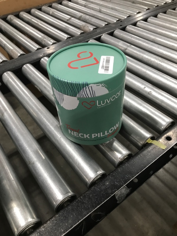 Photo 1 of Luvcor Premium Quality Memory Foam Travel Neck Pillow Bundle - Best Ergonomic Pillow for Airplane Travel, car Ride, Sleeping. Comes with Eye mask, earplugs and Storage Bag.(Stealth Black)